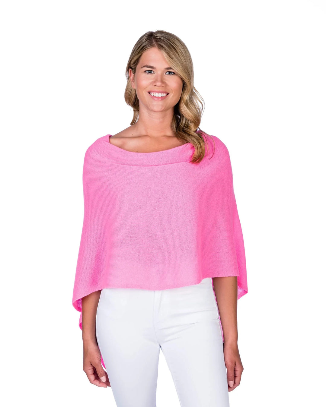 Alashan Cashmere cashmere topper top with soft, luxurious fabric and a comfortable fit, shown in a close-up image.