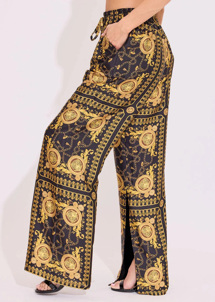 Alden Adair Donatello Penny Pant in a stylish bottoms design, showcasing the fitted silhouette and casual fabric.