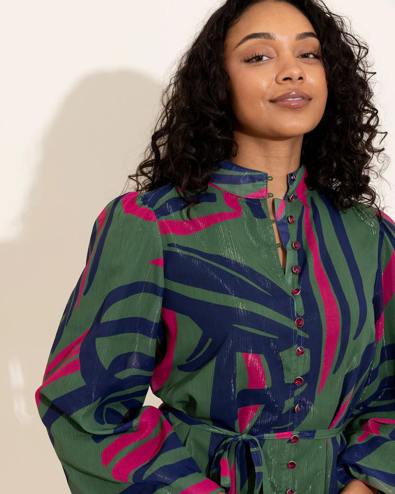 Alden Adair Adele dress shown in a stylish design, featuring a flattering fit and elegant fabric in a vibrant color.