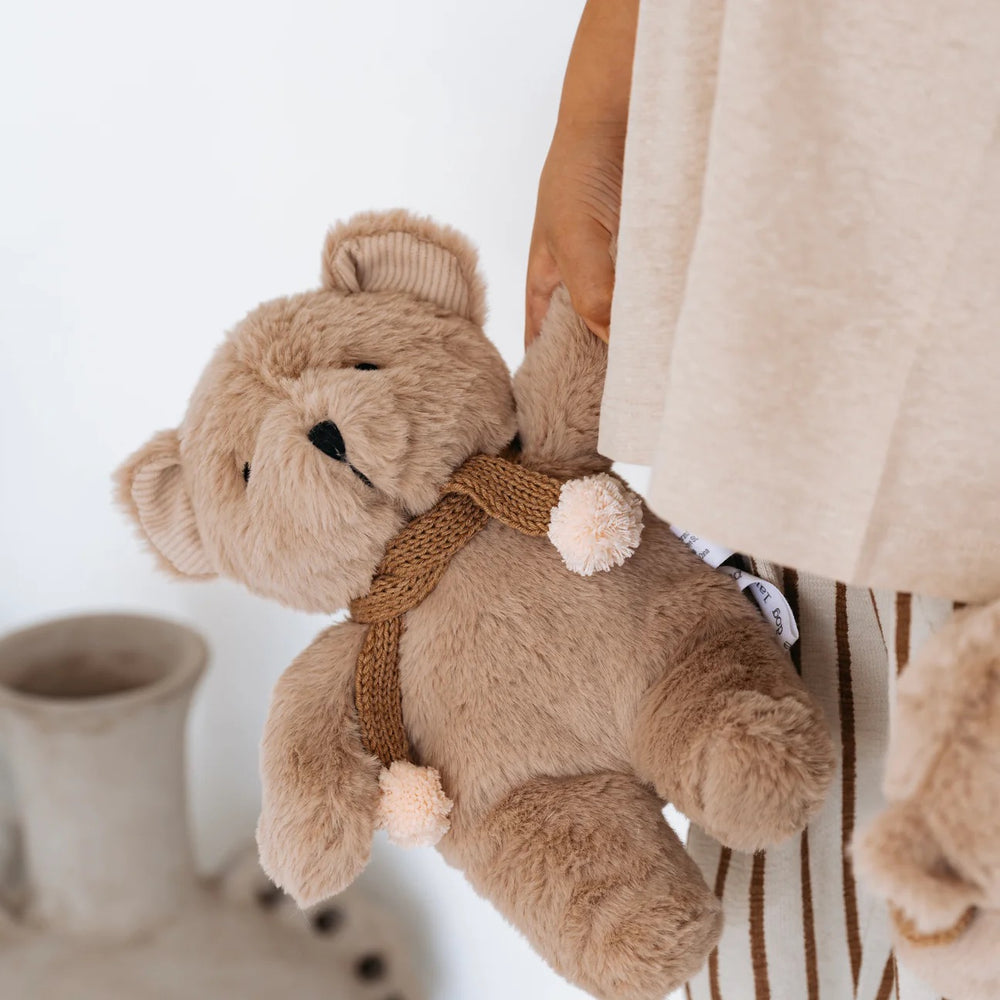 Prudence Stuffed Bear gift from And The Little Dog Laughed, soft plush toy with detailed fur and gentle expression.