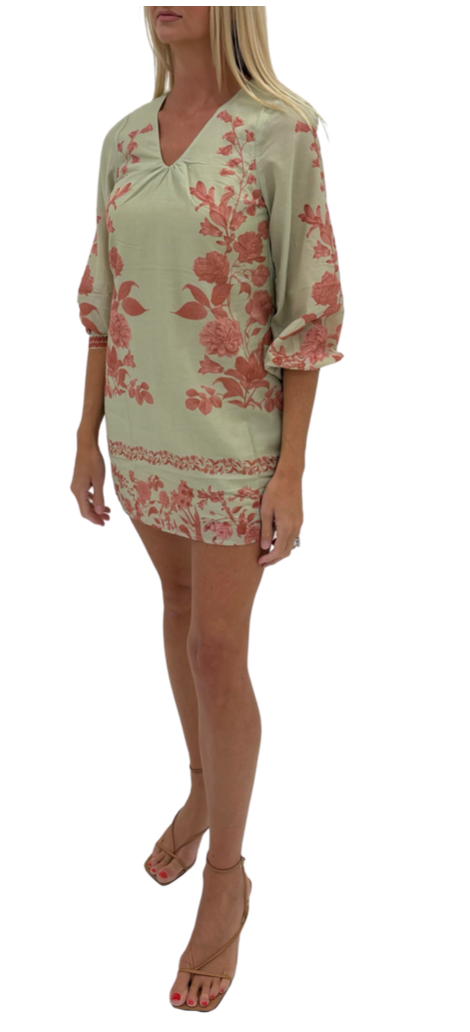 Anna Cate Danae Coral Petal Dress, elegant sleeveless dress with floral petal design, perfect for summer occasions.