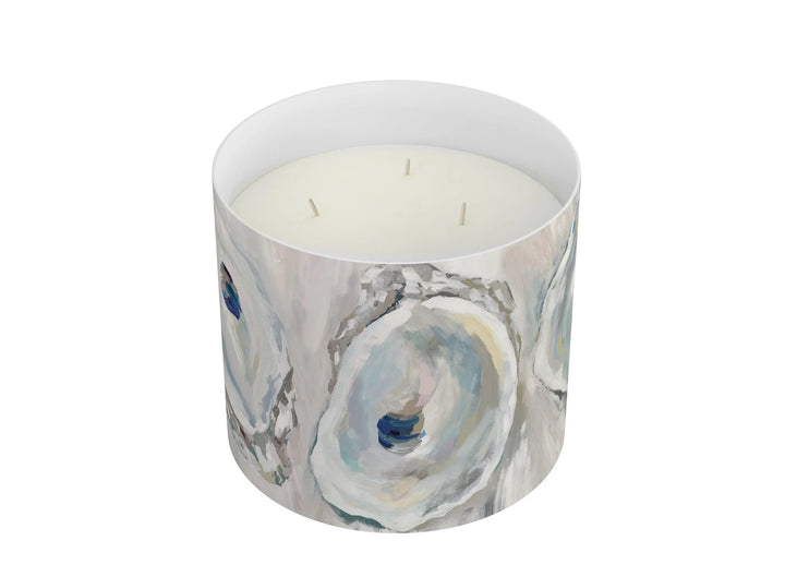 Annapolis Candle 3-wick home candle with a glass jar and white wax, ready to add cozy ambiance to any room.