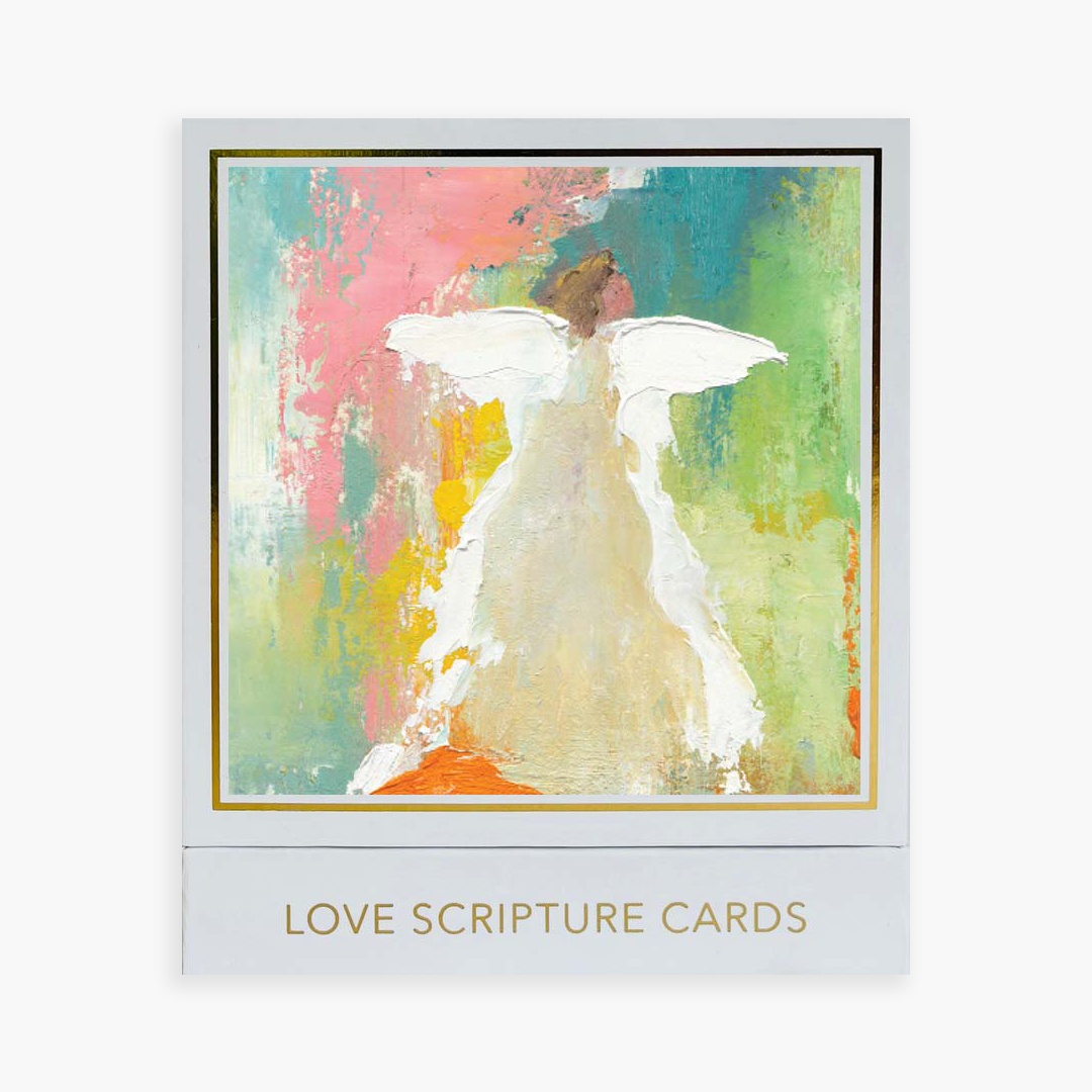 Set of Love Scripture Cards by Anne Neilson Home, featuring inspirational biblical verses on elegant gift cards.
