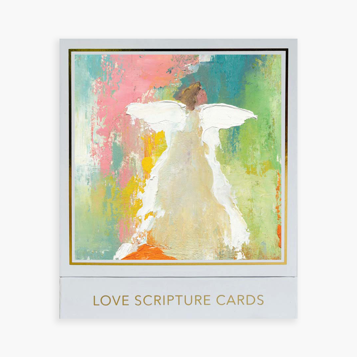 Set of Love Scripture Cards by Anne Neilson Home, featuring inspirational biblical verses on elegant gift cards.