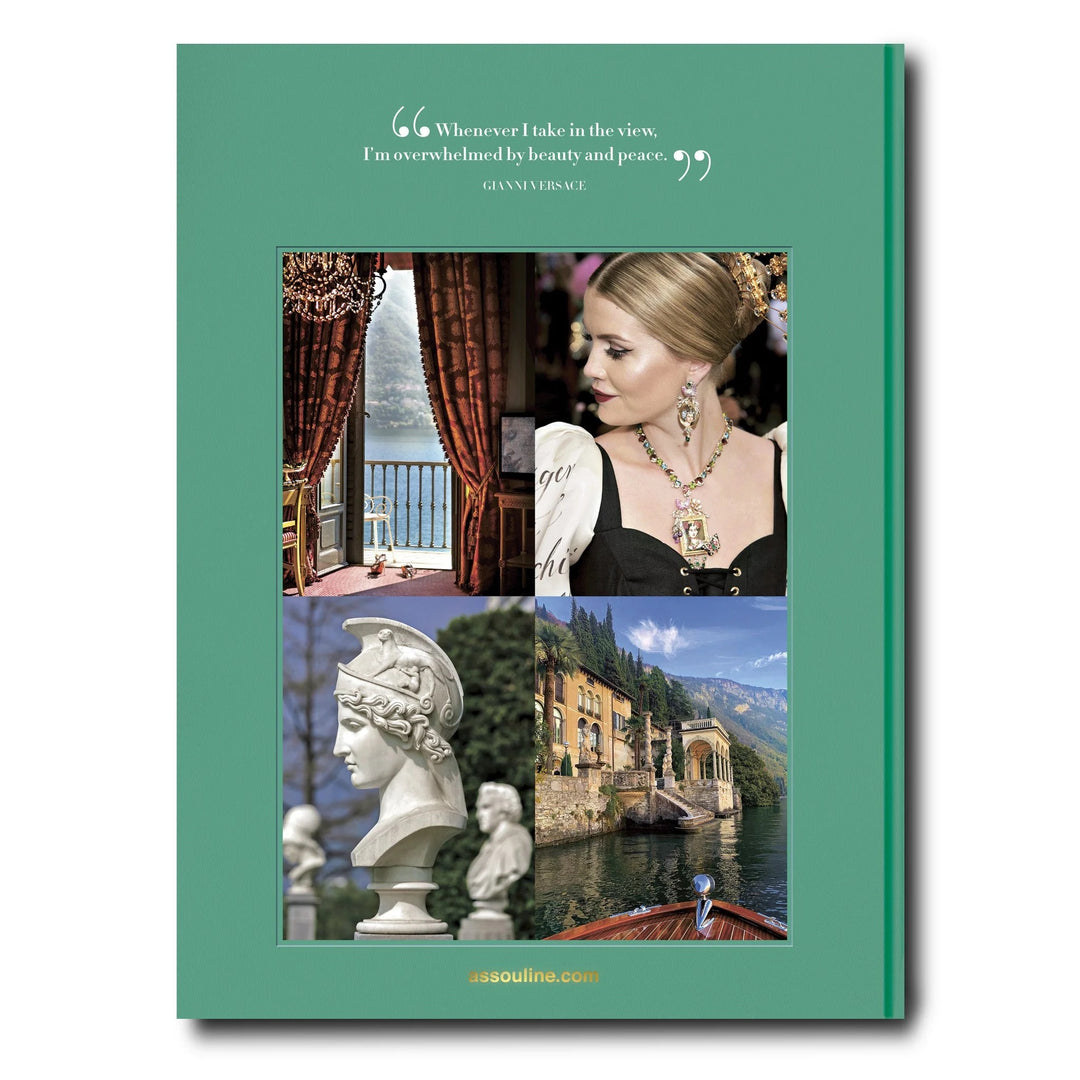 Assouline Lake Como Idyll book cover featuring scenic lake and mountain views, perfect for home decor and coffee table display.