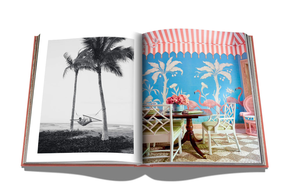 Assouline Palm Beach Book, the Ultimate Home decor coffee table book featuring luxurious images of Palm Beach style and elegance.