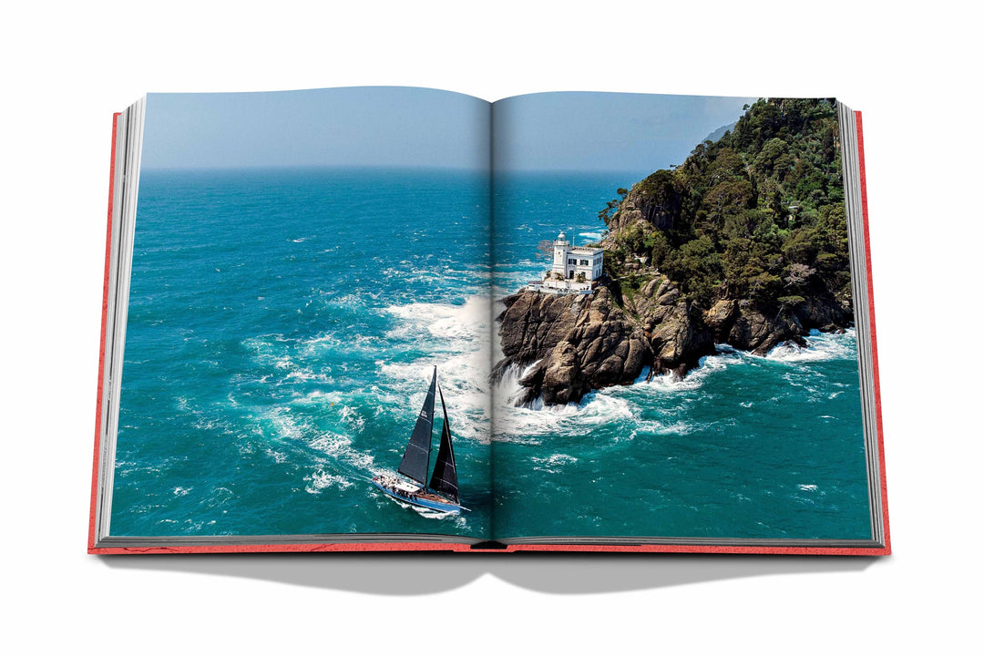 Elegant book cover of "Villeggiatura: Italian Summer Vacation" by Assouline, showcasing a scenic Italian summer landscape.