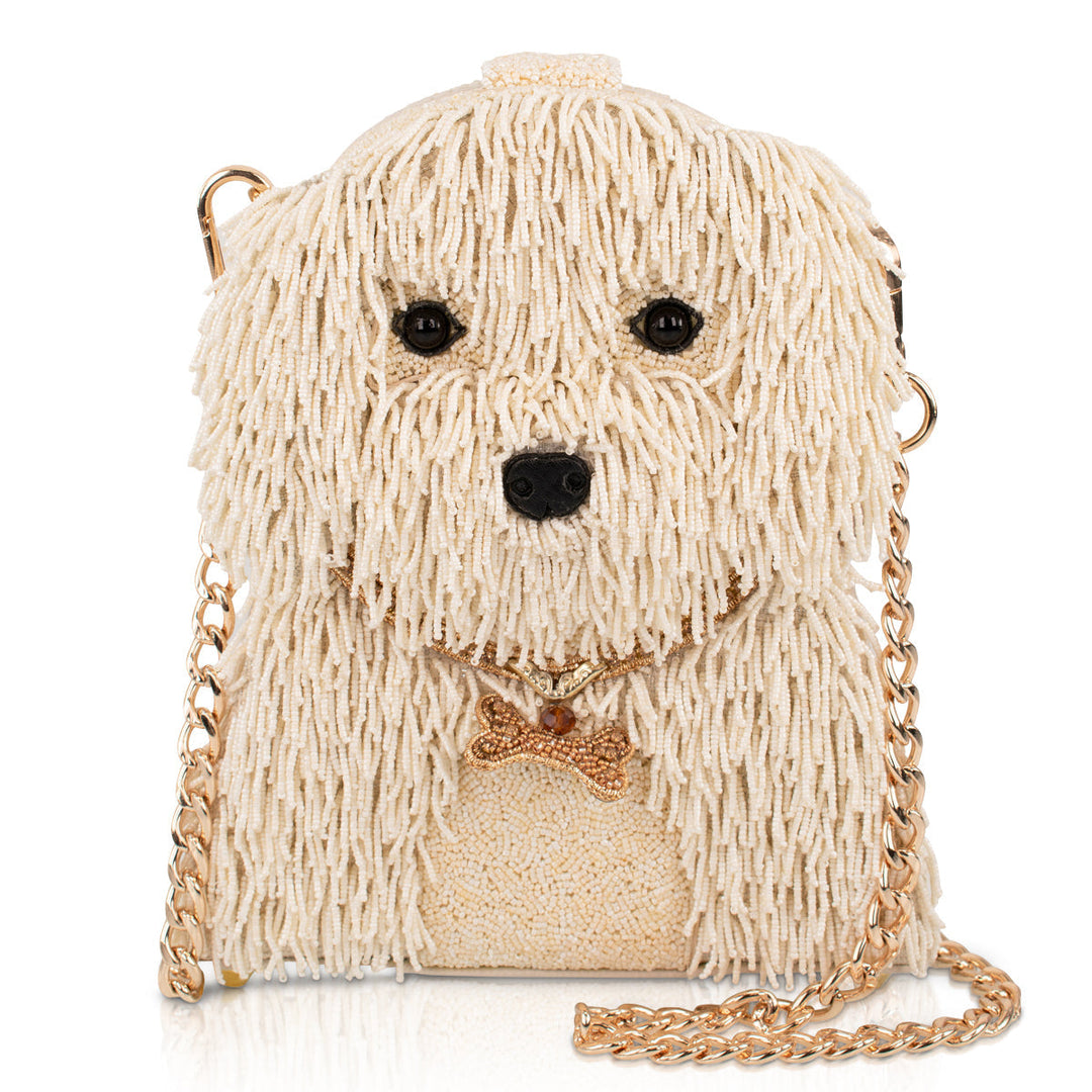 Mary Frances Milo Crossbody Handbag, stylish accessories bag with intricate design and adjustable strap.