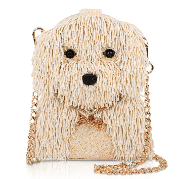 Mary Frances Milo Crossbody Handbag, stylish accessories bag with intricate design and adjustable strap.