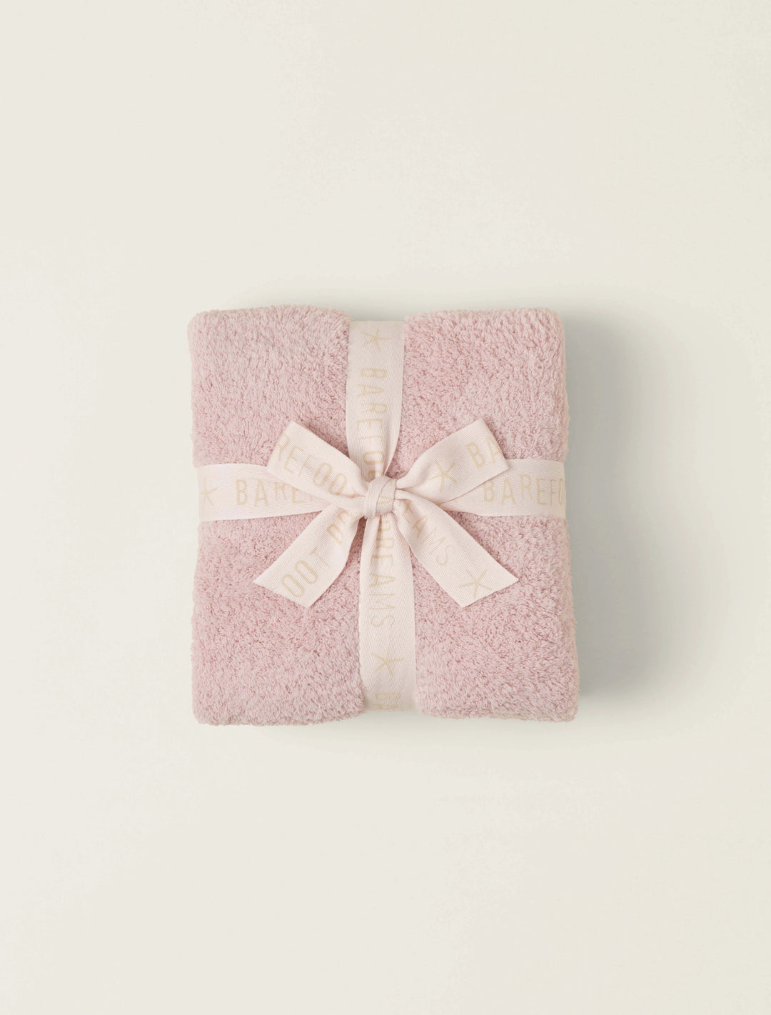 Soft Barefoot Dreams CozyChic baby stroller blanket with plush fabric, perfect for keeping infants warm and comfortable.