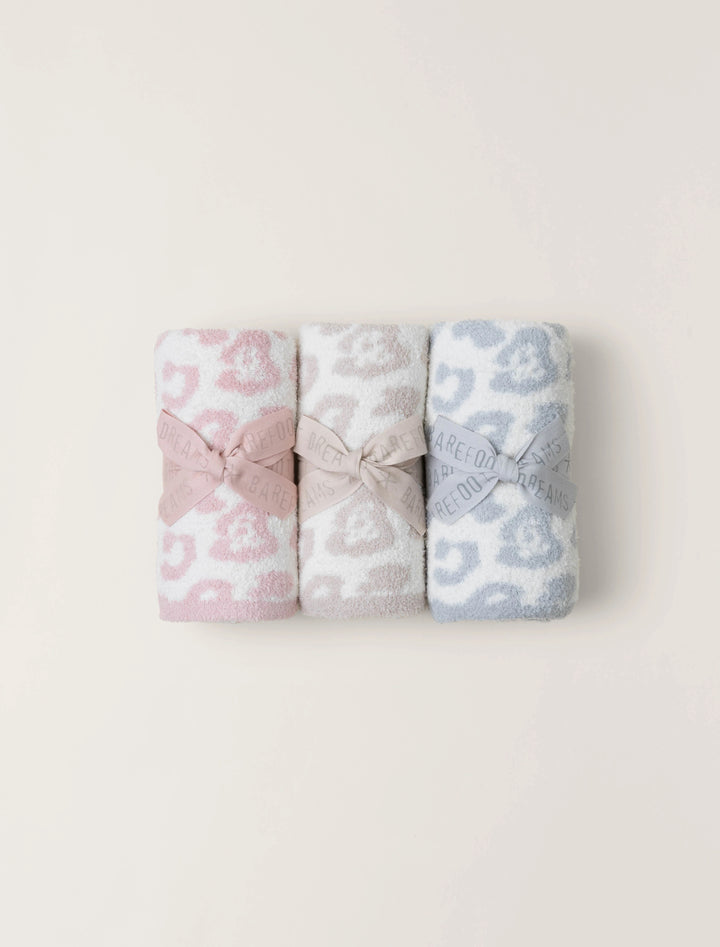 Barefoot Dreams In The Wild baby blanket gift with soft, cozy fabric, featuring a nature-inspired pattern.