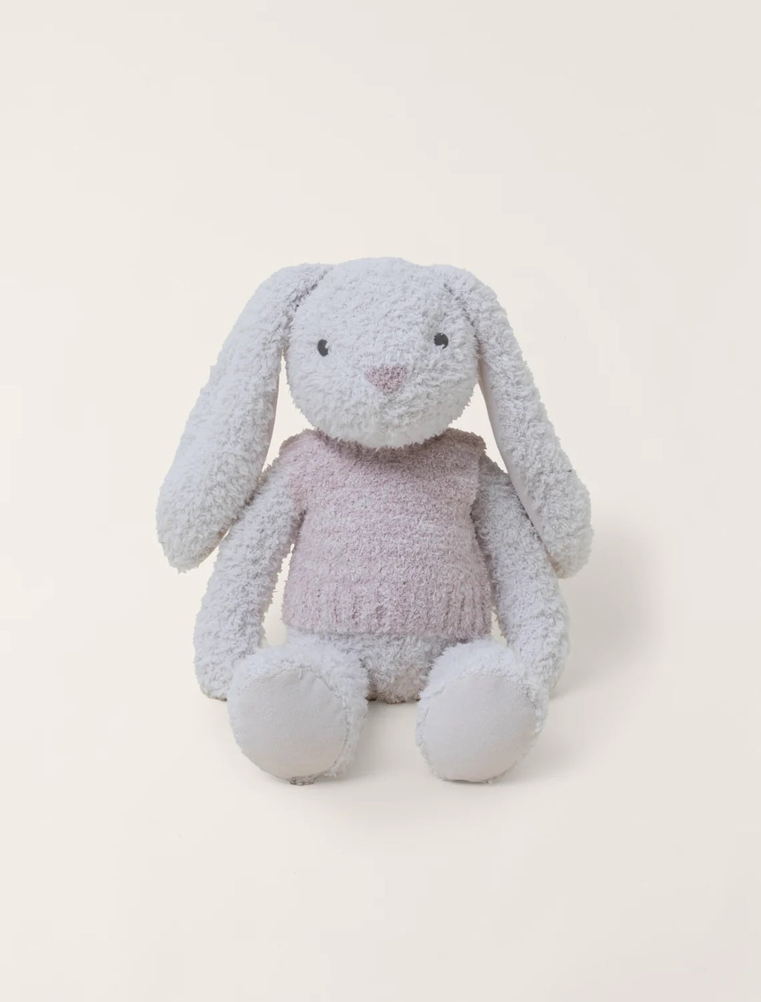 Barefoot Dreams Bunnie Buddie gift with soft plush bunny wearing a cozy vest, perfect for cuddling and gifting.