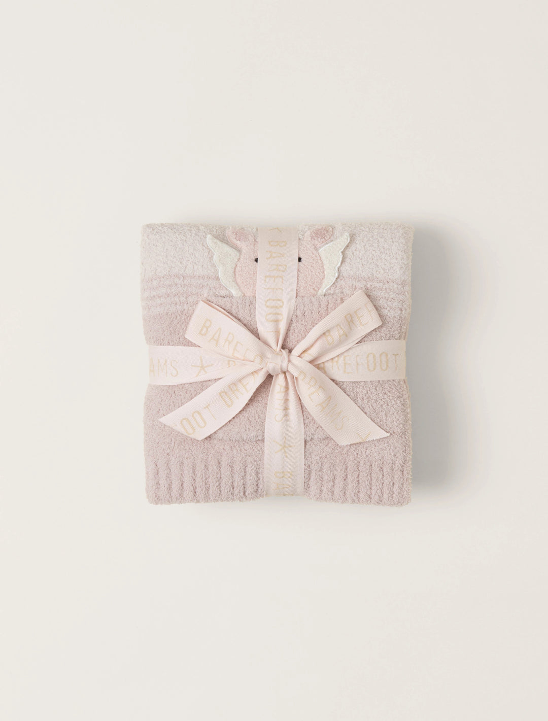 Barefoot Dreams flying pig stroller blanket with soft, cozy fabric and playful pig design for baby gifts.