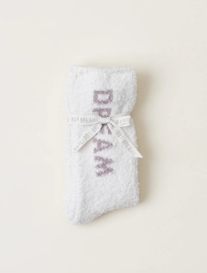 Soft Barefoot Dreams gift socks with cozy, plush fabric, perfect for gifting and comfortable wear.