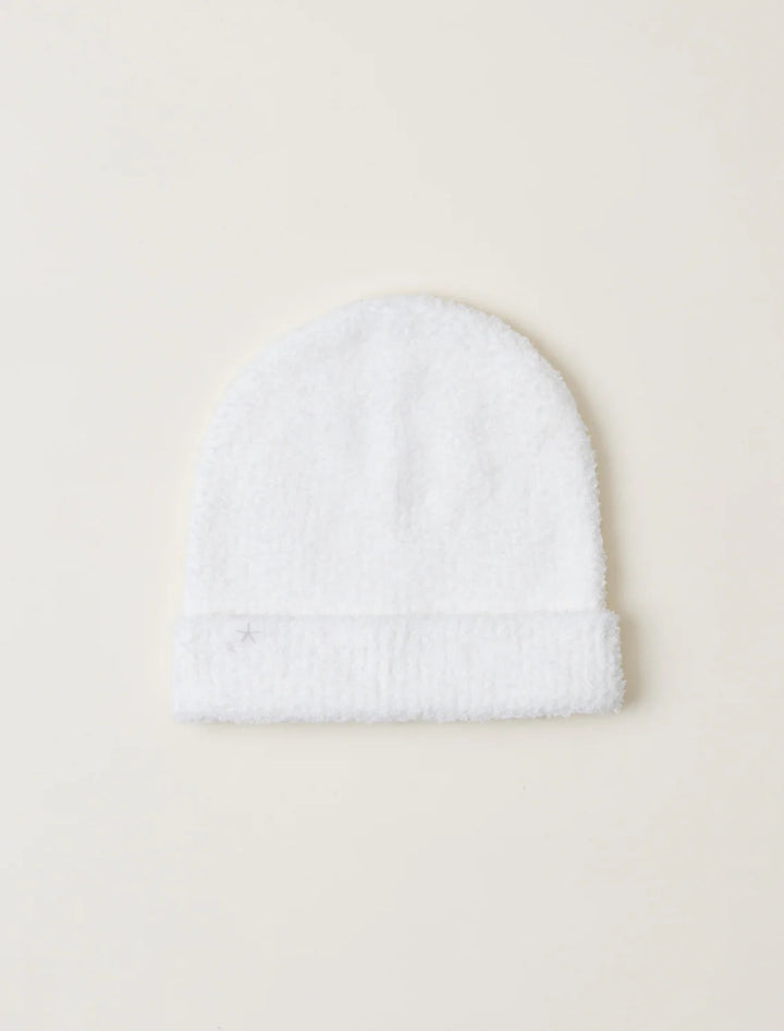 Barefoot Dreams Cozy Chic Ribbed Beanie in soft knit, featuring a snug fit and stylish ribbed design for cozy winter warmth.