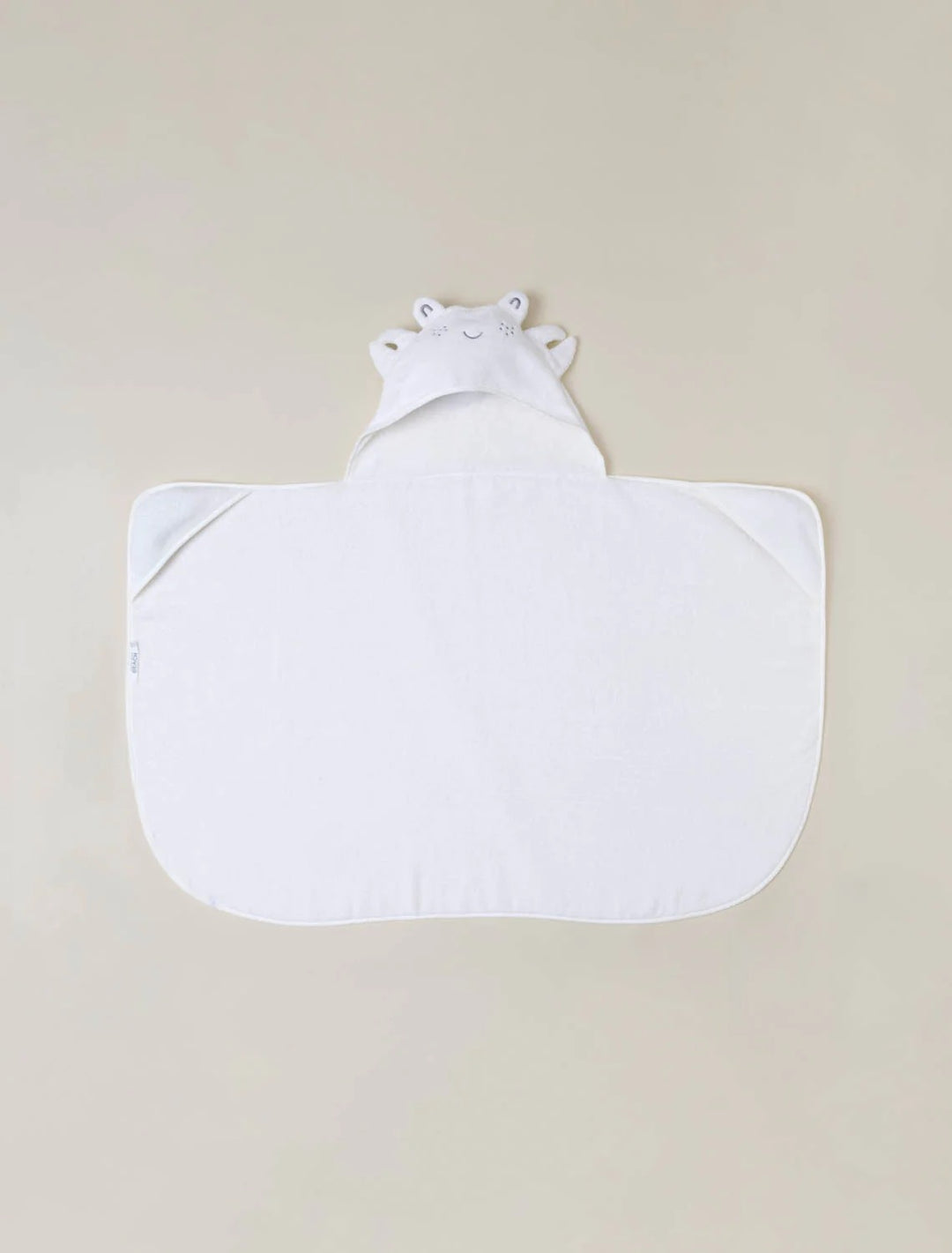 Barefoot Dreams hooded towel and washcloth set for babies, soft plush fabric with hoods and matching washcloths in gentle colors.