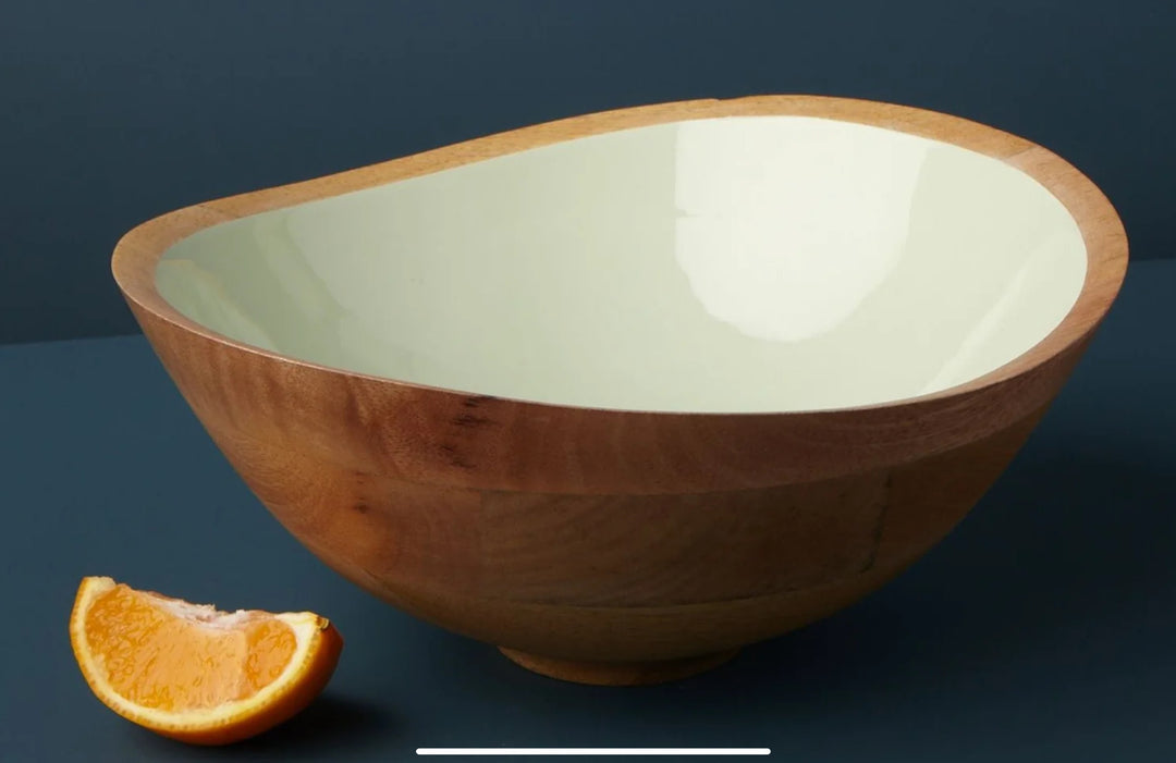 Large Be Home Sardam Bowl, a stylish ceramic home decor piece with a smooth finish and modern design.