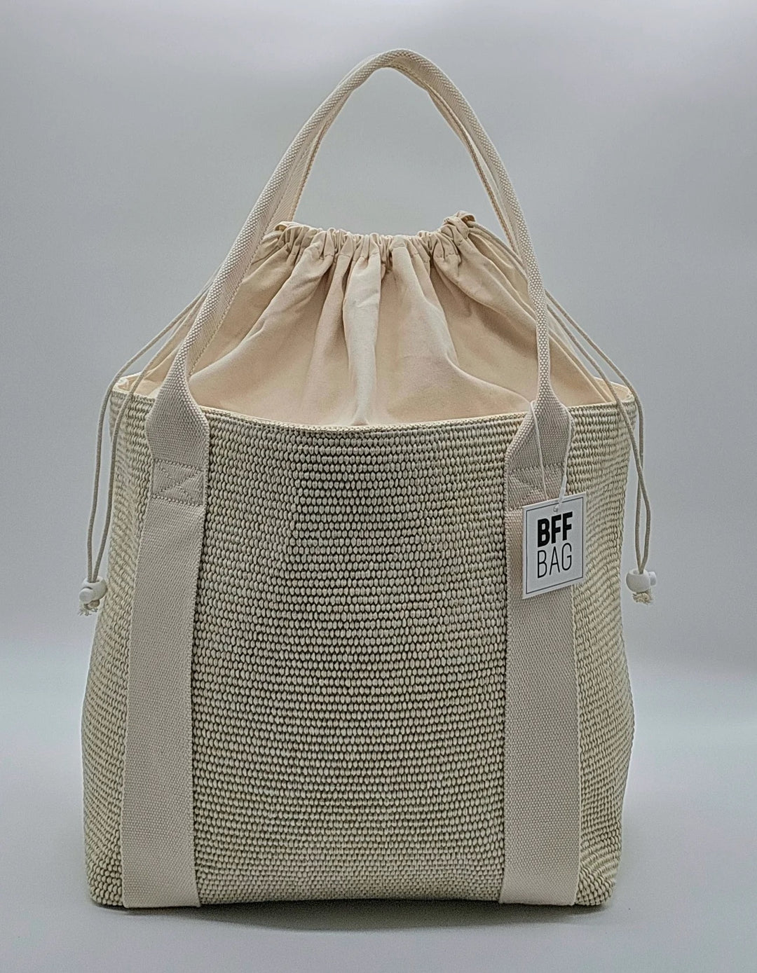 BFF Bags beach bag in vibrant accessories with colorful patterns, perfect for carrying essentials to the beach or pool.