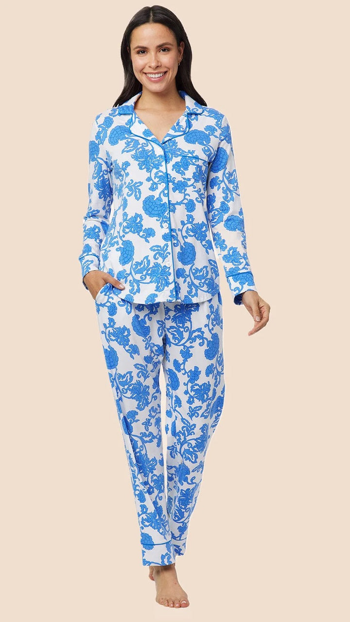 Cat's Pajamas Chrysantheme Knit PJ's accessories featuring a cozy, floral-designed knit pattern in soft, comfortable fabric.