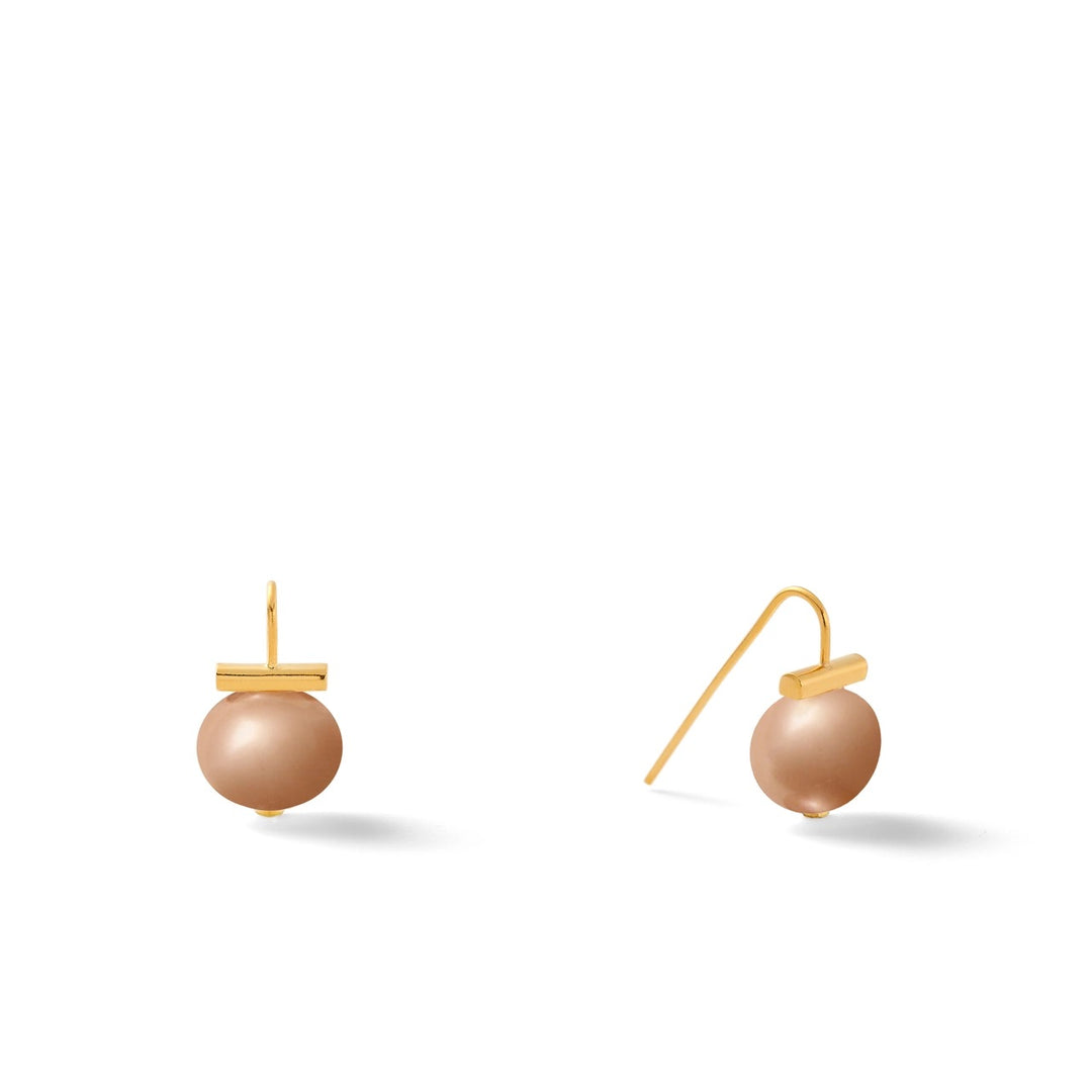 Pearl Petite Pebble earrings by Catherine Canino, delicate accessories featuring small pearl pebbles in a minimalist design.