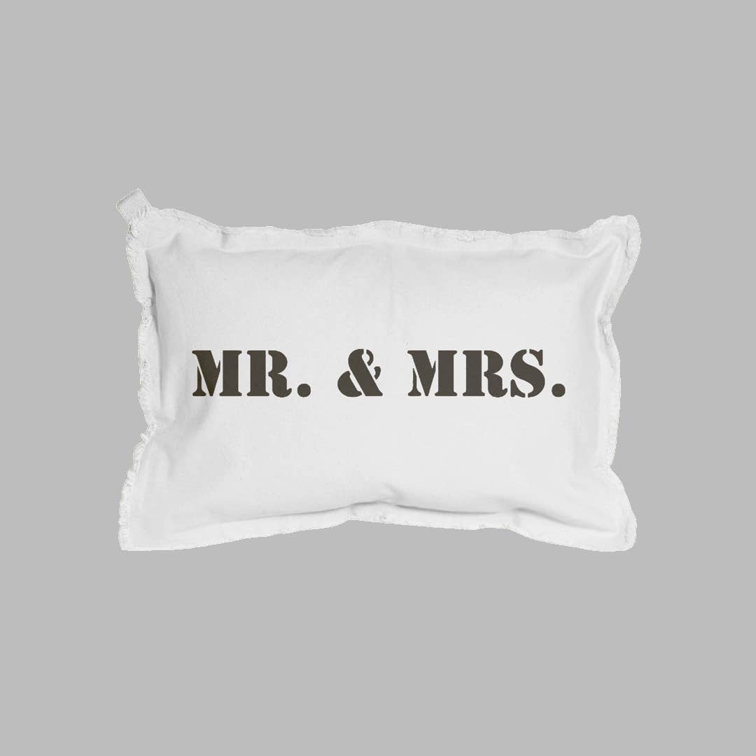 Mr & Mrs Lumbar Pillow
