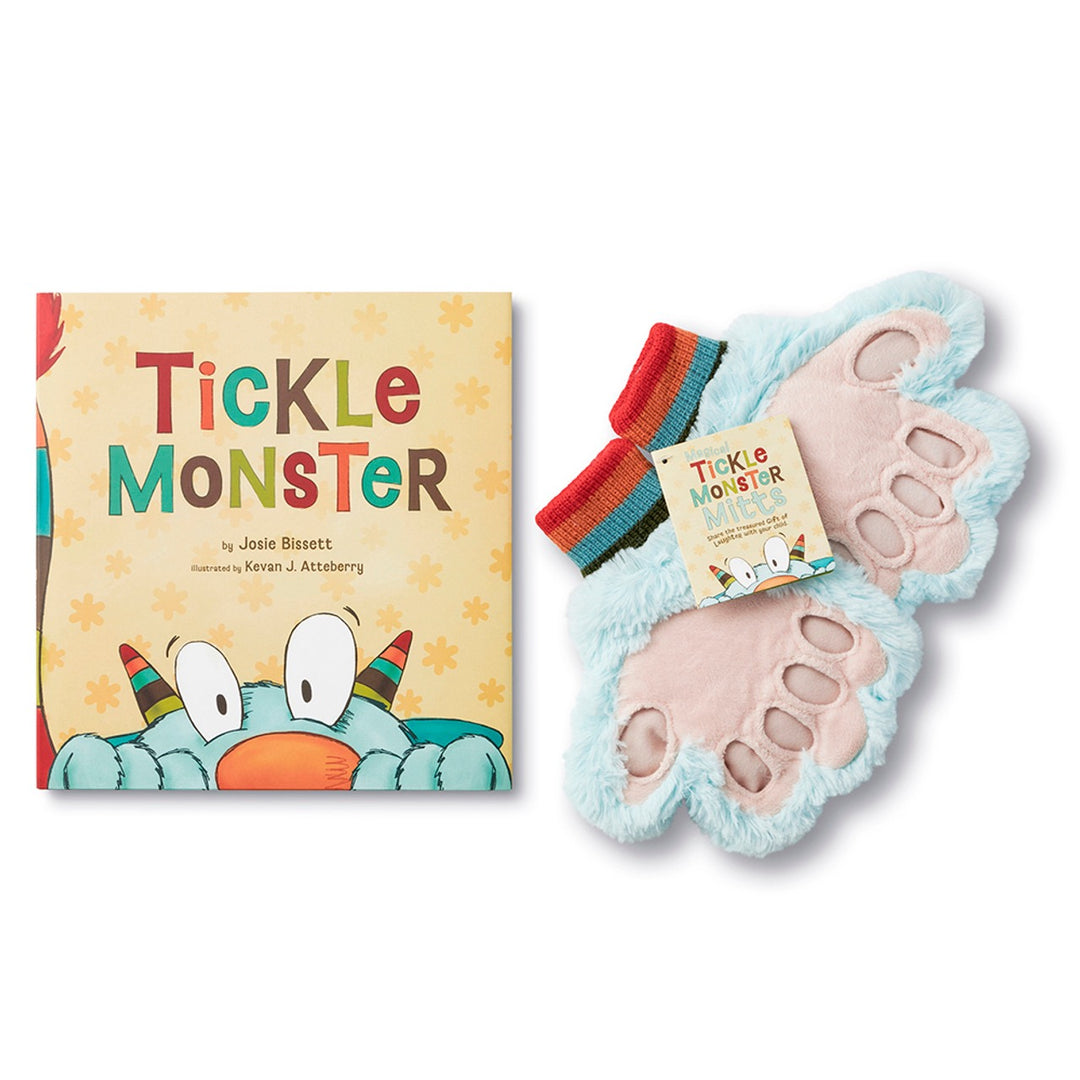 Baby Tickle Monster Set by Compendium featuring soft plush monster toys and playful accessories for infants.