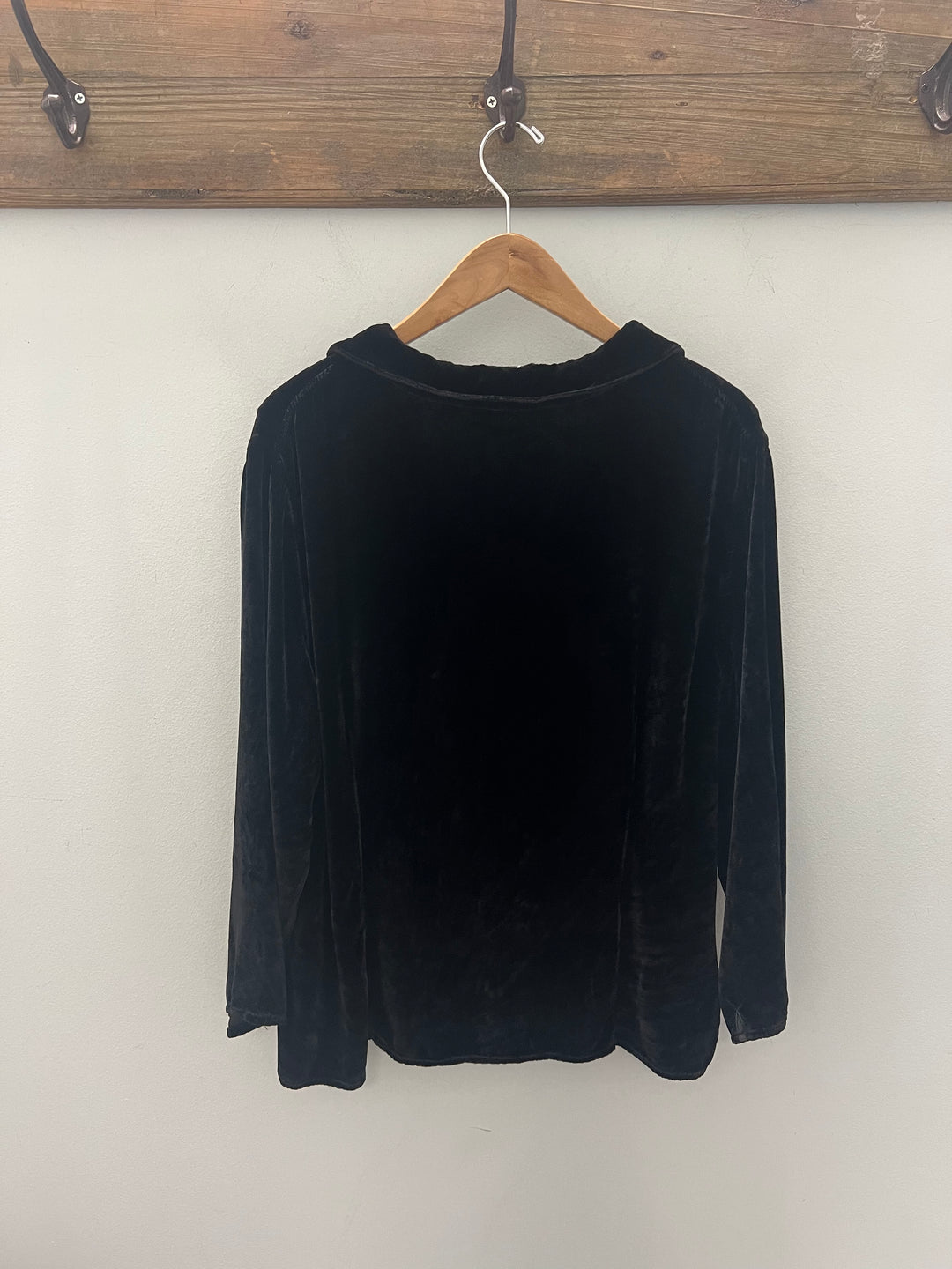 Cpshades velvet jacket for women, stylish tops with a smooth, plush velvet texture and a modern fit, shown on a model.