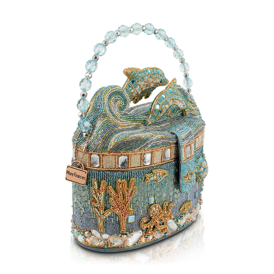 Crystal Dolphin handbag - side