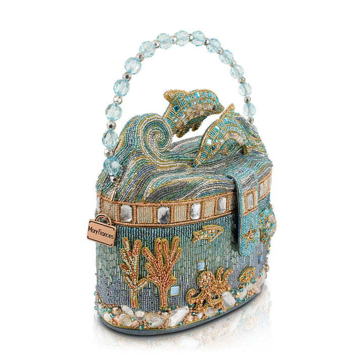 Crystal Dolphin handbag - side