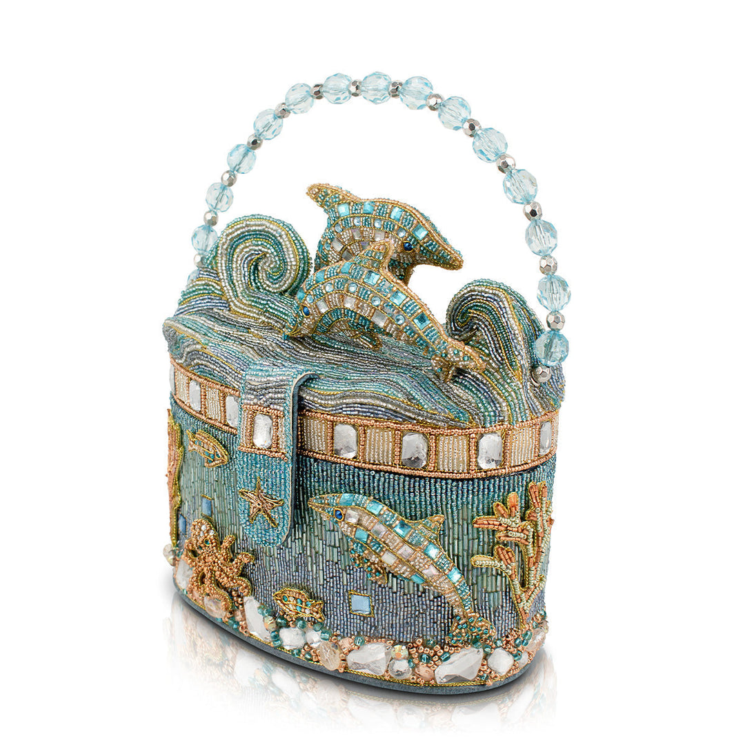 Crystal Dolphin handbag - back