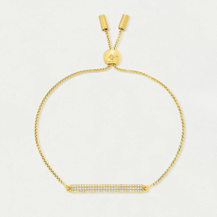 DeaN Davidson Signature Pave Bar Chain Bracelet, stylish accessories with sparkling pave details on a sleek chain.