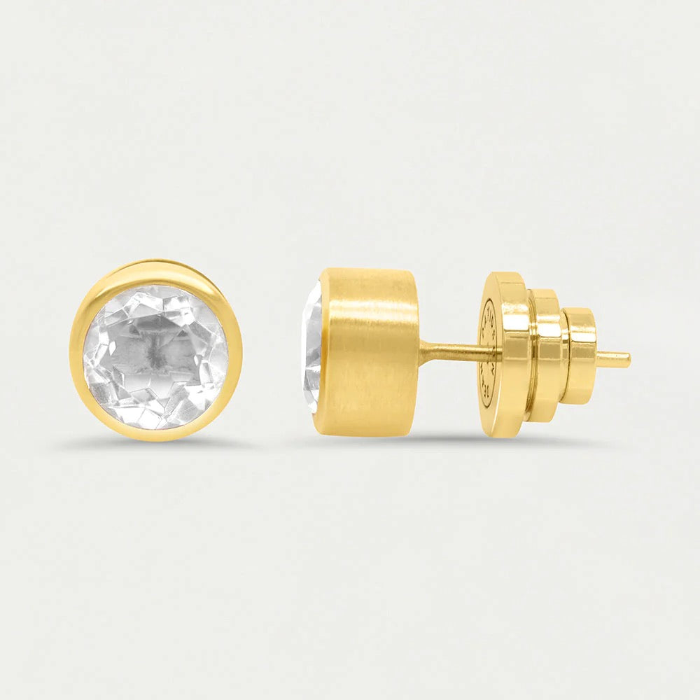 deaN Davidson Signature Midi Knockout Studs, stylish silver accessories with a modern, minimalist design for everyday wear.