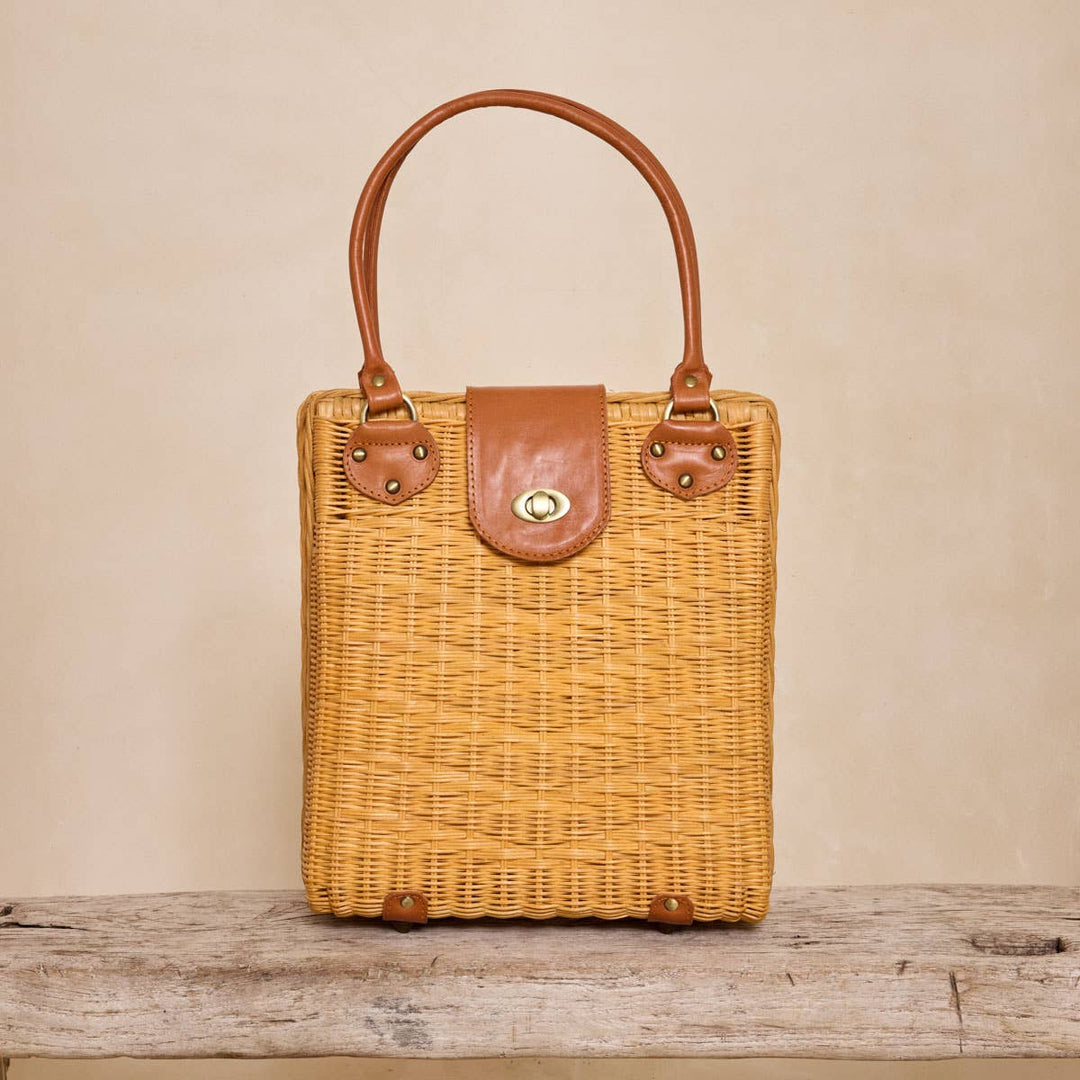 Vintage Classic Rattan Handbag