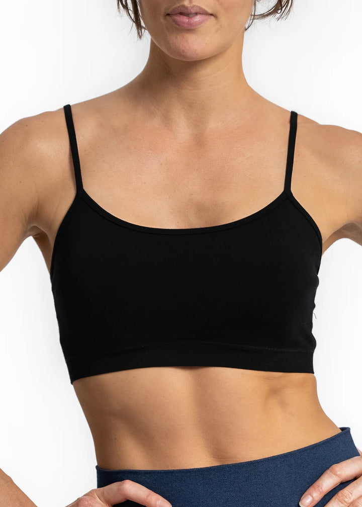 Elietian spaghetti strap bra accessory with delicate straps and soft fabric, designed for comfort and stylish layering.