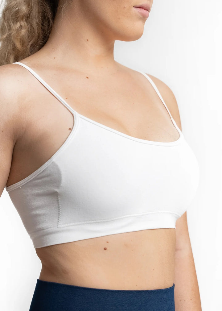 Elietian spaghetti strap bra accessory with delicate straps and soft fabric, designed for comfortable wear and layered outfits.