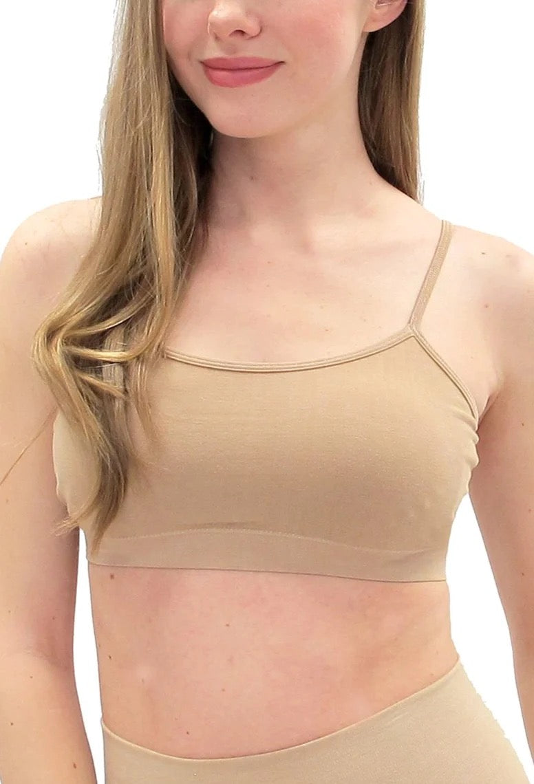 Elietian spaghetti strap bra accessory with thin adjustable straps, designed for layering and added support or style.