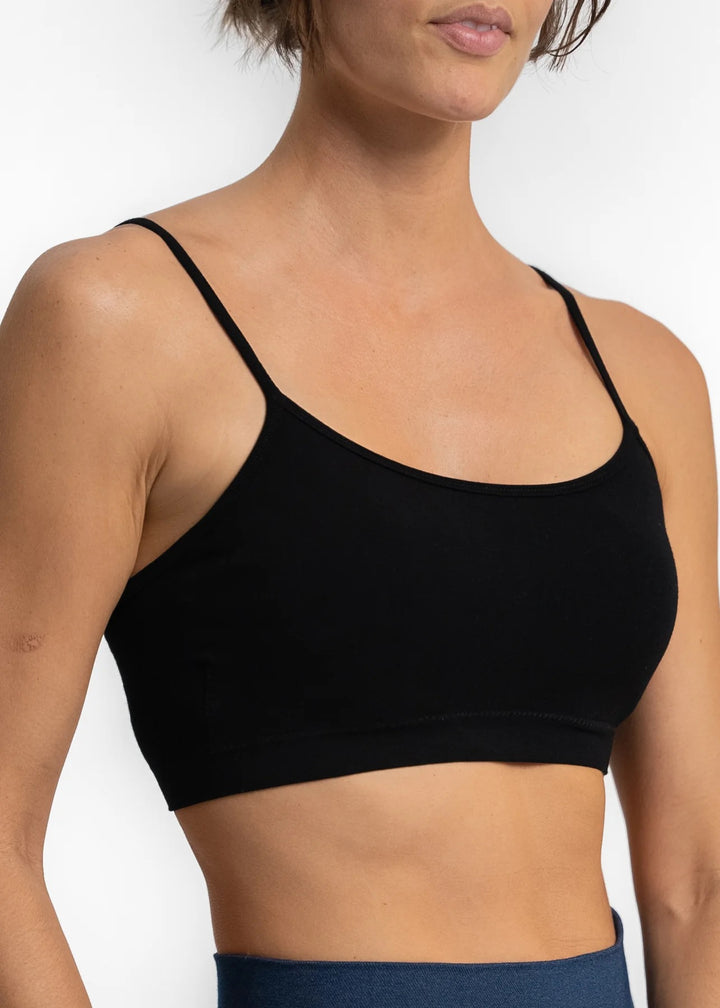 Elietian spaghetti strap bra accessory in soft fabric with adjustable straps, designed for comfort and style.