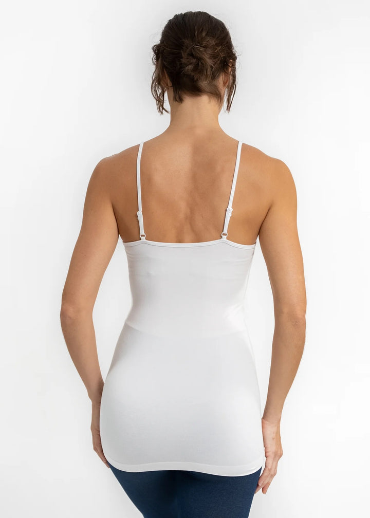 Elietian spaghetti strap lace camisole featuring delicate lace details and thin straps, suitable for layering or casual wear.