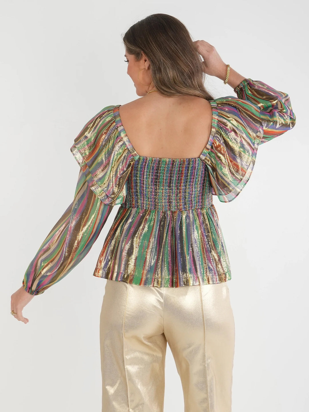 Emily McCarthy Gigi Top, stylish women's tops featuring a flattering fit and elegant design, shown in the product image.