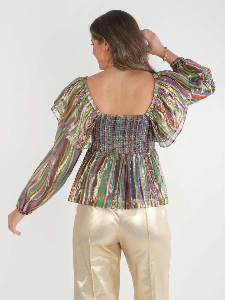 Emily McCarthy Gigi Top, stylish women's tops featuring a flattering fit and elegant design, shown in the product image.