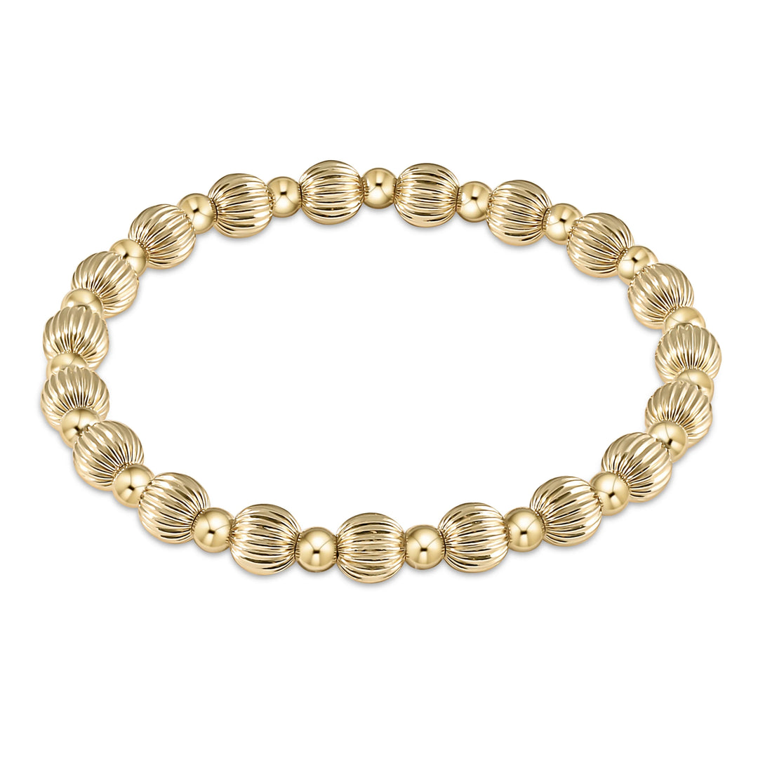 Enewton Dignity Grateful 6mm bead bracelet with natural stone beads, stylish accessory for casual or spiritual wear.