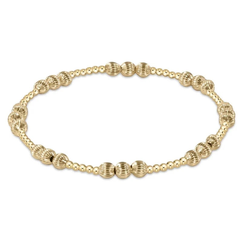 Enewton Dignity Joy Pattern 4MM gold bracelet with intricate design, showcasing a stylish accessories piece.