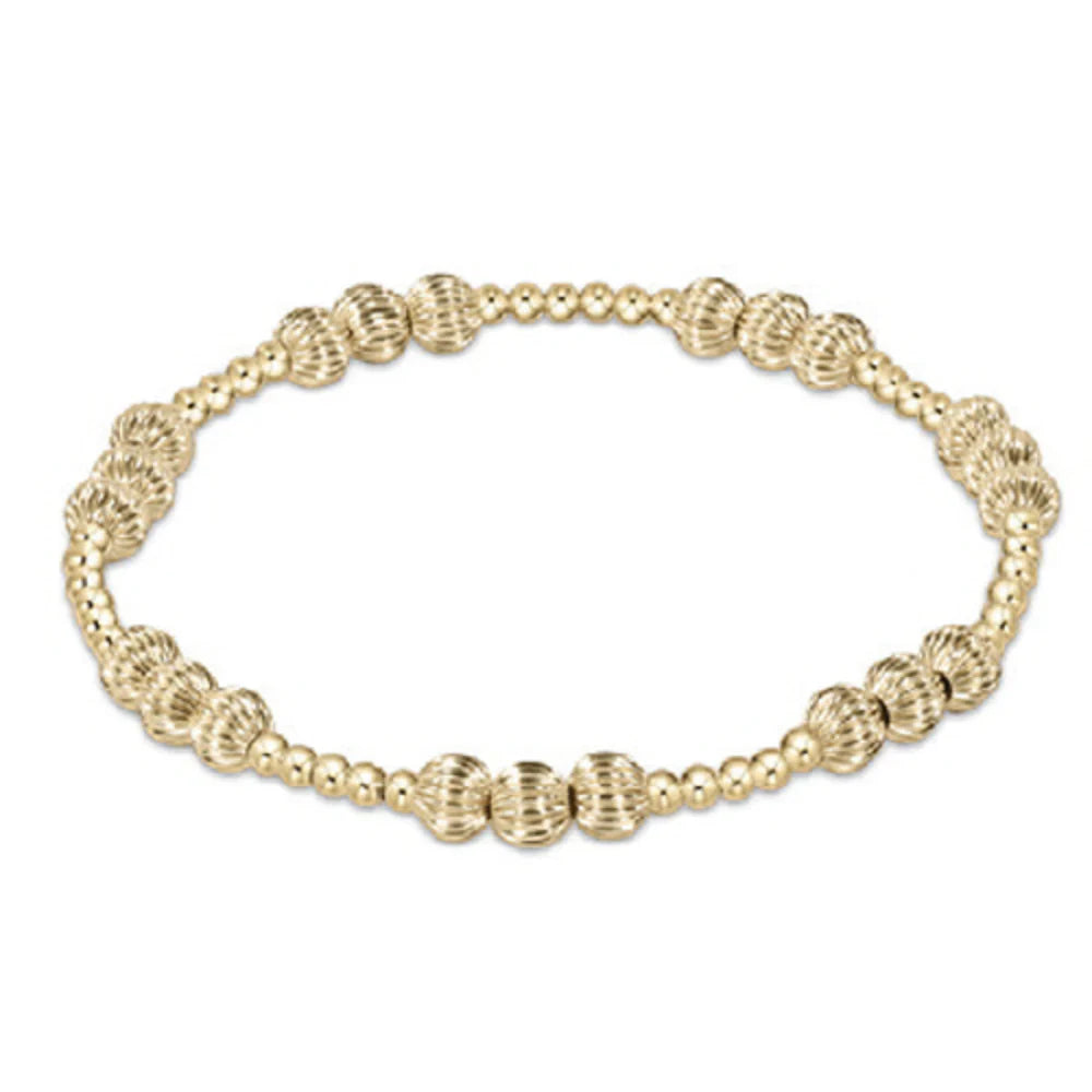 Enewton Dignity Joy Pattern 5MM gold bracelet with intricate design, showcasing a stylish accessory for elegant occasions.