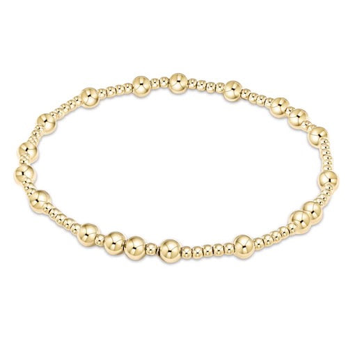 Enewton Hope Unwritten 4MM gold bracelet showcasing a delicate chain and minimalist design for stylish accessories.