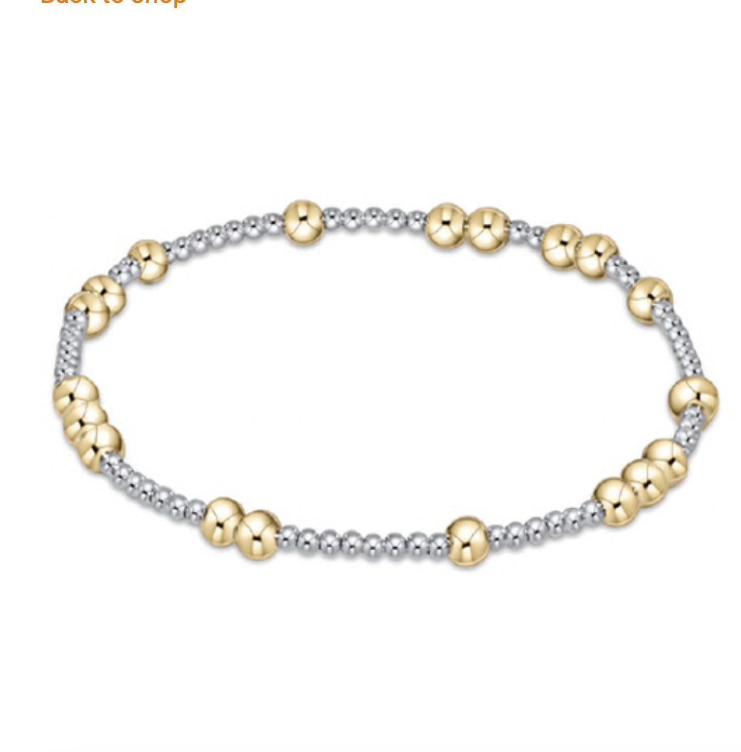 Enewton Hope Unwritten 4mm mixed metal bracelet with layered chain design, showcasing a stylish accessories piece.