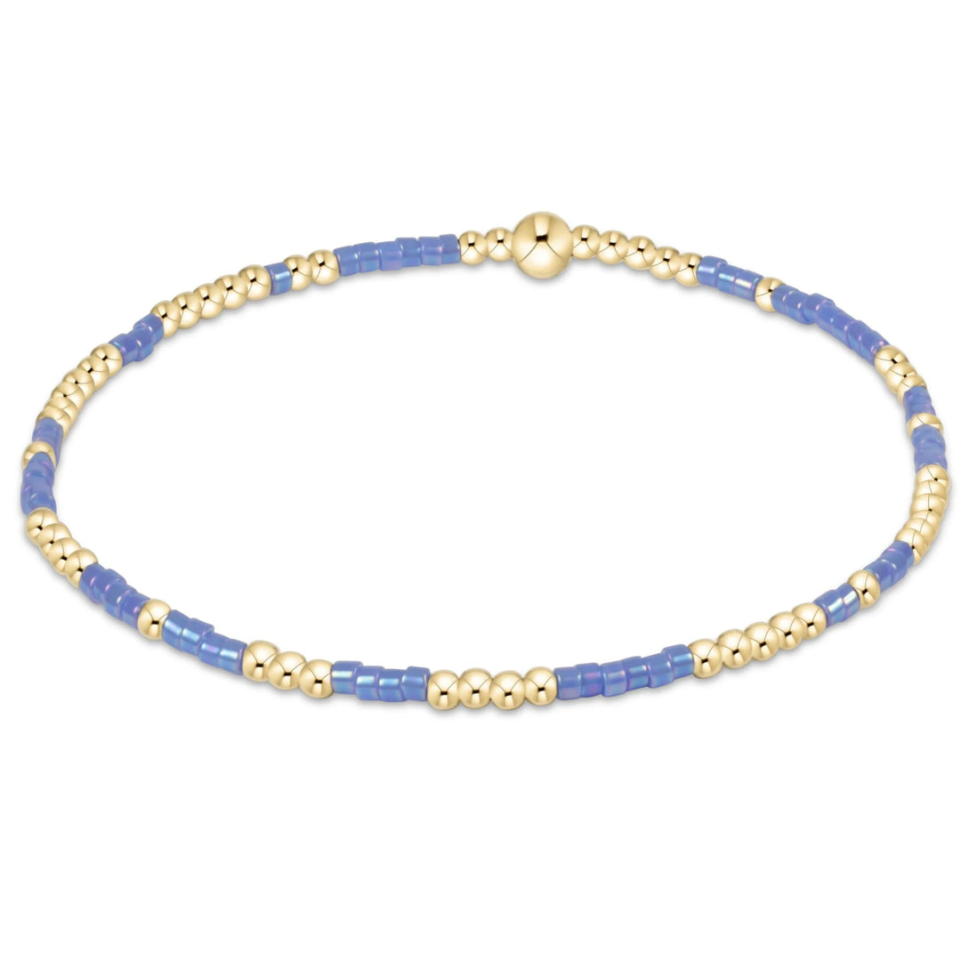 Bright blue Hope Unwritten bracelet by Enewton, a stylish accessories piece featuring vibrant color and elegant design.