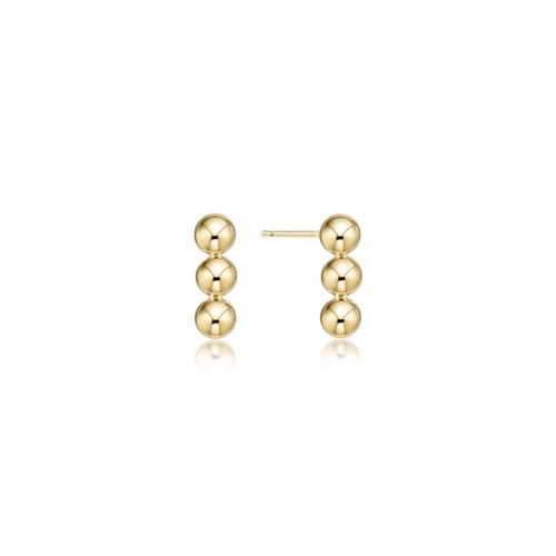 Enewton Joy Stud 4mm gold earring with a simple, round design for stylish accessories.