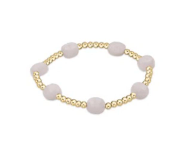Enewton Admire Gemstone 3mm Bead Bracelet with colorful gemstone beads on a stretch cord, stylish accessories for everyday wear