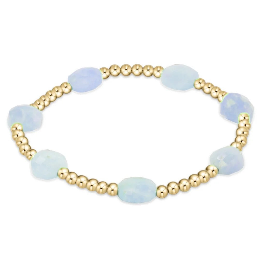 Enewton Admire Gemstone 3mm bead bracelet with colorful polished gemstone beads, stylish accessory for everyday wear.
