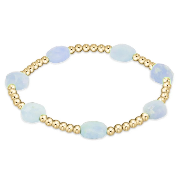 Enewton Admire Gemstone 3mm bead bracelet with colorful polished gemstone beads, stylish accessory for everyday wear.